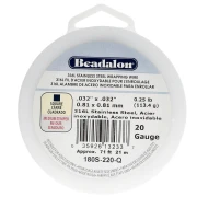 Filo quadrato 0,81 mm - Acciaio inossidabile 316L x 21 m
