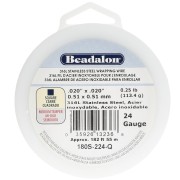 Filo quadrato 0,51 mm - Acciaio inossidabile 316L x 55 m
