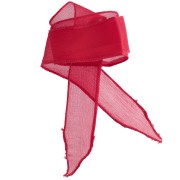 Nastro di seta 25 mm - Rosso x 85 cm