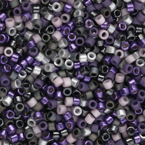 Mix Miyuki Delica 11/0 - Purple Rain x8g