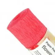 Carta crespa per fiori di carta  25 cm Rosso x 250cm