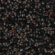 Perline Miyuki 15/0 4561 - Valentinite nera opaca x 8 g