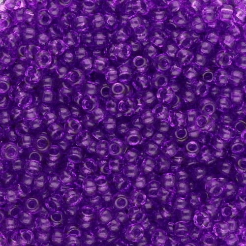 Perline Rocaille Miyuki 11/0 1315 - Rosso-viola trasparente tinto x 8 g