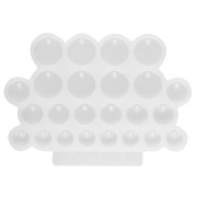 Rotondo - Stampo in silicone Géa Creations per realizzare pendenti rotondi da 12 mm a 20 mm, 1 pezzo Stampo in silicone Géa Creations per realizzare pendenti rotondi da 12 mm a 20 mm, 1 pezzo