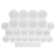 Stampo in silicone Géa Creations per realizzare pendenti rotondi da 12 mm a 20 mm, 1 pezzo