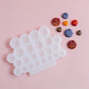 Stampo in silicone Géa Creations per realizzare pendenti rotondi da 12 mm a 20 mm x1