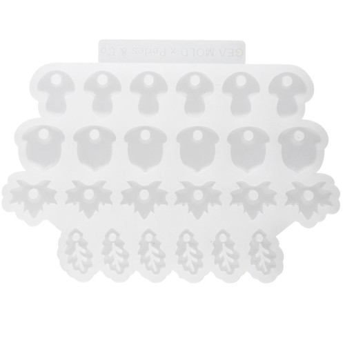Stampo in silicone Géa creations per realizzare pendenti autunnali x1