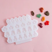 Stampo in silicone Géa creations per realizzare pendenti autunnali x1