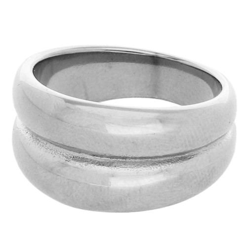 Anello largo 11,5 mm - Misura 55 - Acciaio inossidabile 304 x1