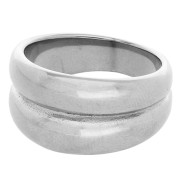 Anello largo 11,5 mm - Misura 57 - Acciaio inossidabile 304 x1