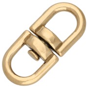 Connettore girevole a 360° per portachiavi da 16 mm - Acciaio inossidabile 304 Dorato x1|raw }}