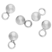 Mini ciondoli a sfera da 3 mm - Acciaio inossidabile 316L x10