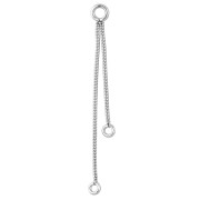 nessuno - Distanziatori a catena con maglia a serpentina da 3,5 cm e 2 cm - Acciaio inossidabile 304 x1 Distanziatori a catena con maglia a serpentina da 3,5 cm e 2 cm - Acciaio inossidabile 304 x1