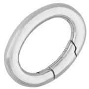 Chiusura a moschettone ovale da 18 mm - Acciaio inossidabile 316L x1