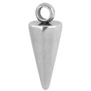 Ciondolo a cono - perno 12,5x5 mm - Acciaio inossidabile 304L x1