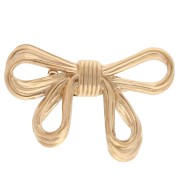 Spilla a nodo 24x35 mm - Acciaio inossidabile 304 Dorato x1