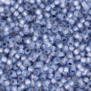 Rocaille Toho Takumi LH 11/0 TAK11R-PF2123 - PF Milky Sapphire con bordatura argentata x8g