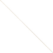 Catena sottile per Miyuki Delica 11/0, maglia Forzatina da 0,8 mm, acciaio inossidabile 304 Dorato, 1 m