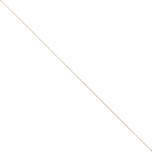 Catena sottile per Miyuki Delica 11/0, maglia Forzatina da 0,8 mm, acciaio inossidabile 304 Dorato, 1 m