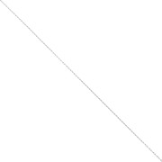 Catena sottile per Miyuki Delica 11/0, maglia Forzatina da 0,8 mm - Acciaio inossidabile 304 x 1 m