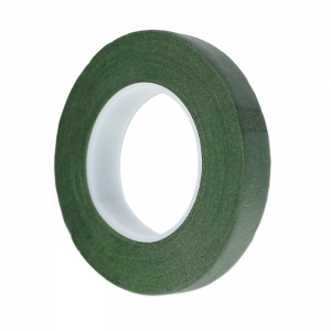 Rotolo di carta crespa per fiori di carta 12.5 mm Verde Pino x 27.4m