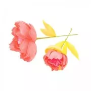 Rotolo di carta crespa per fiori di carta 12.5 mm Verde Pino x 27.4m