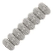 Rondelle Heishi 4x1,8 mm - Argento x20