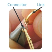 Connettore doppio Quick Links 9,5x2,5 mm - Argento x42