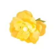 Set di 10 steli per fiori di Tessuti 46 cm Verde