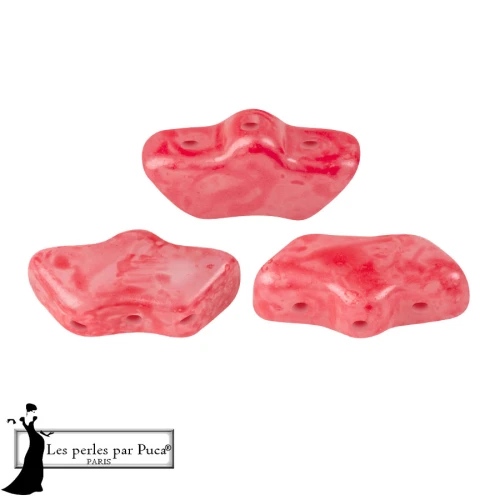 Delos® di Puca® 6x11 mm - Mishmash Dark Peach x10 g