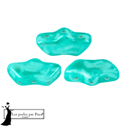 Delos® di Puca® 6x11 mm - Mishmash Emerald x10 g