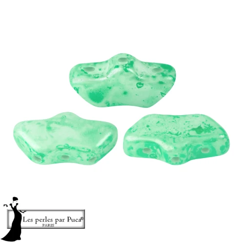 Delos® di Puca® 6x11 mm - Mishmash Green x10 g