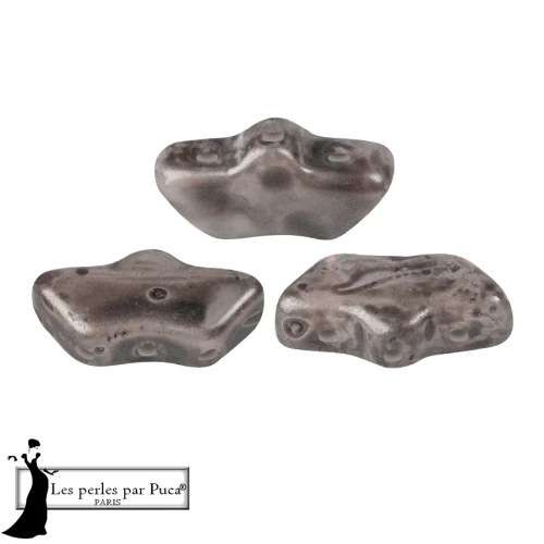 Delos® di Puca® 6x11 mm - Mishmash Taupe x10 g