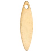Zecchini a forma di goccia lisce da 15 mm - Dorati x10|raw }}