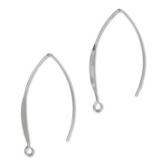 Orecchini a gancio da 42 mm - Argento x2