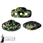 Perla in vetro Volos® di Puca® 4x8 mm - Enamel Green x10 g