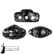 Perla in vetro Volos® di Puca® 4x8 mm - Enamel Grey x10 g