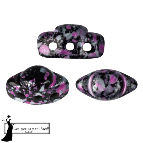 Perla in vetro Volos® di Puca® 4x8 mm - Enamel Pink x10 g