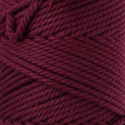 Bobina di cordoncino in cotone per macramè da 2 mm - Granato x 100 m