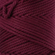 Bobina di cordoncino in cotone per macramè da 2 mm - Granato x 100 m