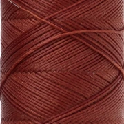 Filo piatto in poliestere cerato Slam Cord per micro-macramè 0,6 mm - Auburn x 100 m