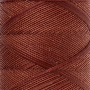 Filo piatto in poliestere cerato Slam Cord per micro macramè 1 mm - Auburn x100 m