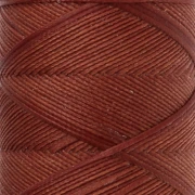 Filo piatto in poliestere cerato Slam Cord per micro macramè 1 mm - Auburn x100 m