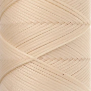 Filo piatto in poliestere cerato Slam Cord per micro macramè 1 mm - Colore biscotto x 100 m