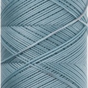 Filo piatto in poliestere cerato Slam Cord per micro-macramè 0,6 mm - Azzurro x 100 m
