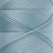 Filo piatto in poliestere cerato Slam Cord per micro macramè 0,8 mm - Azzurro x 100 m