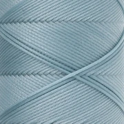 Filo piatto in poliestere cerato Slam Cord per micro macramè 0,8 mm - Azzurro x 100 m