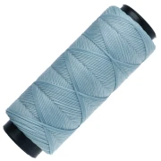 Filo piatto in poliestere cerato Slam Cord per micro-macramè, 1 mm - Azzurro x 100 m