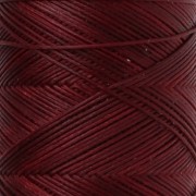 Filo piatto in poliestere cerato Slam Cord per micro macramè 0,6 mm - Granato x 100 m