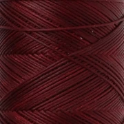 Filo piatto in poliestere cerato Slam Cord per micro macramè 0,6 mm - Granato x 100 m